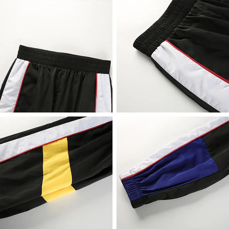 Patchwork Long Harem Pants