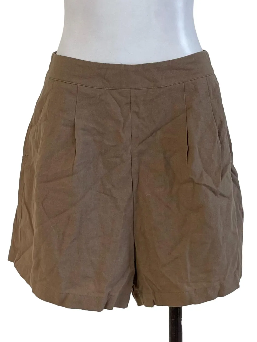 Peanut Brown Casual Shorts