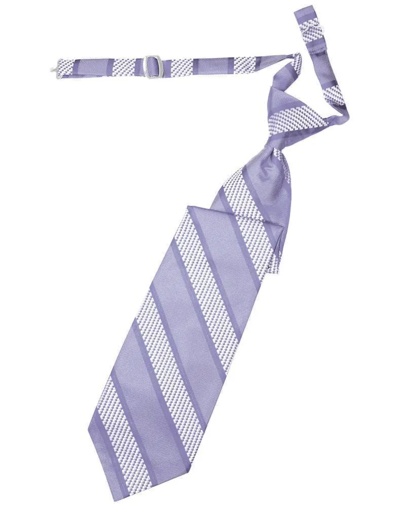 Periwinkle Venetian Stripe Necktie