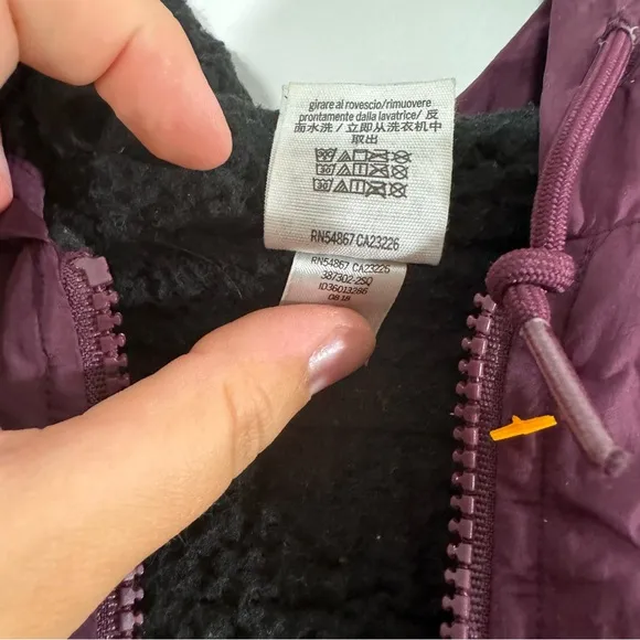 PINK Victoria’s Secret Sherpa Lined Jacket in Plum, Women’s Size XS