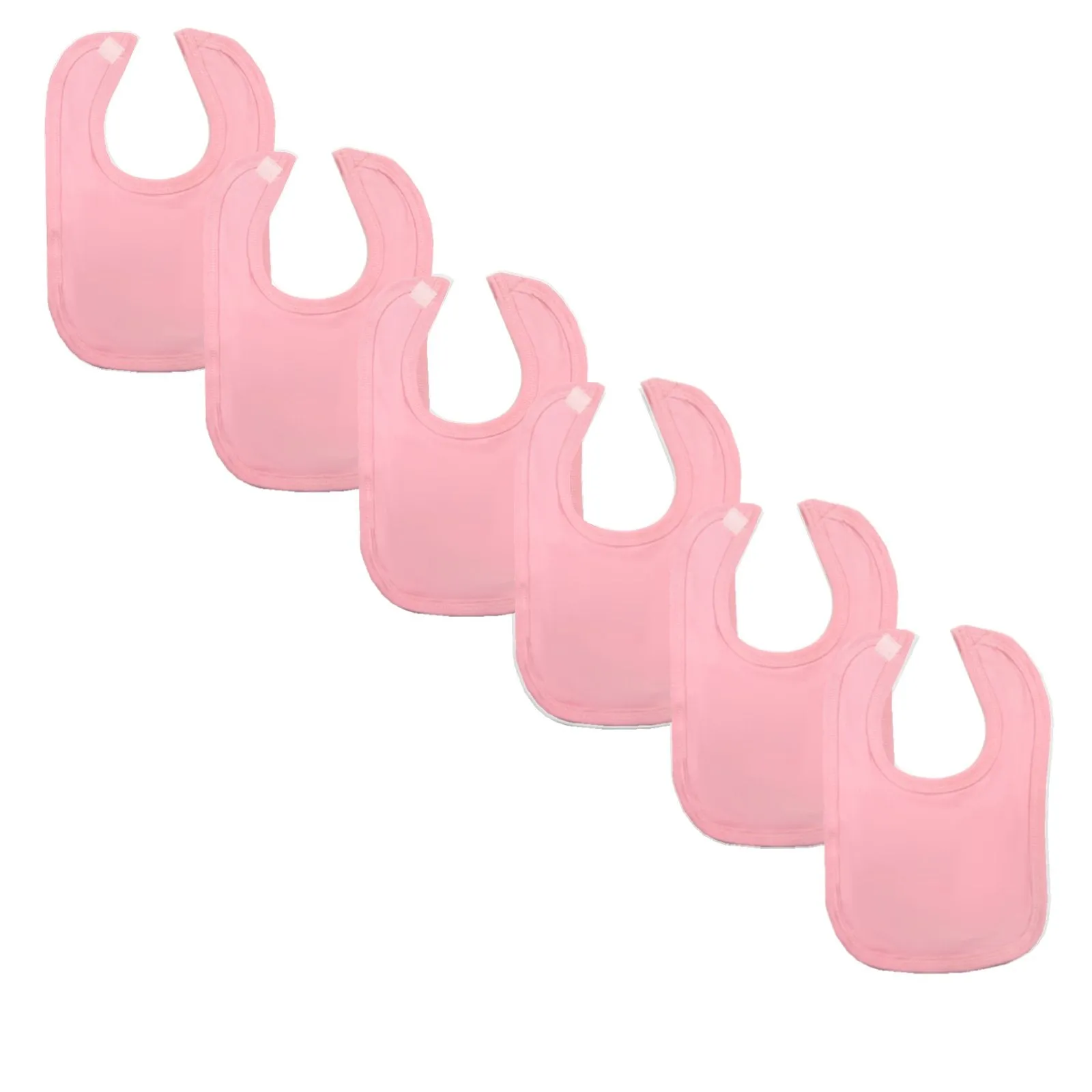 Plain Traditional Bibs - 6 Pack