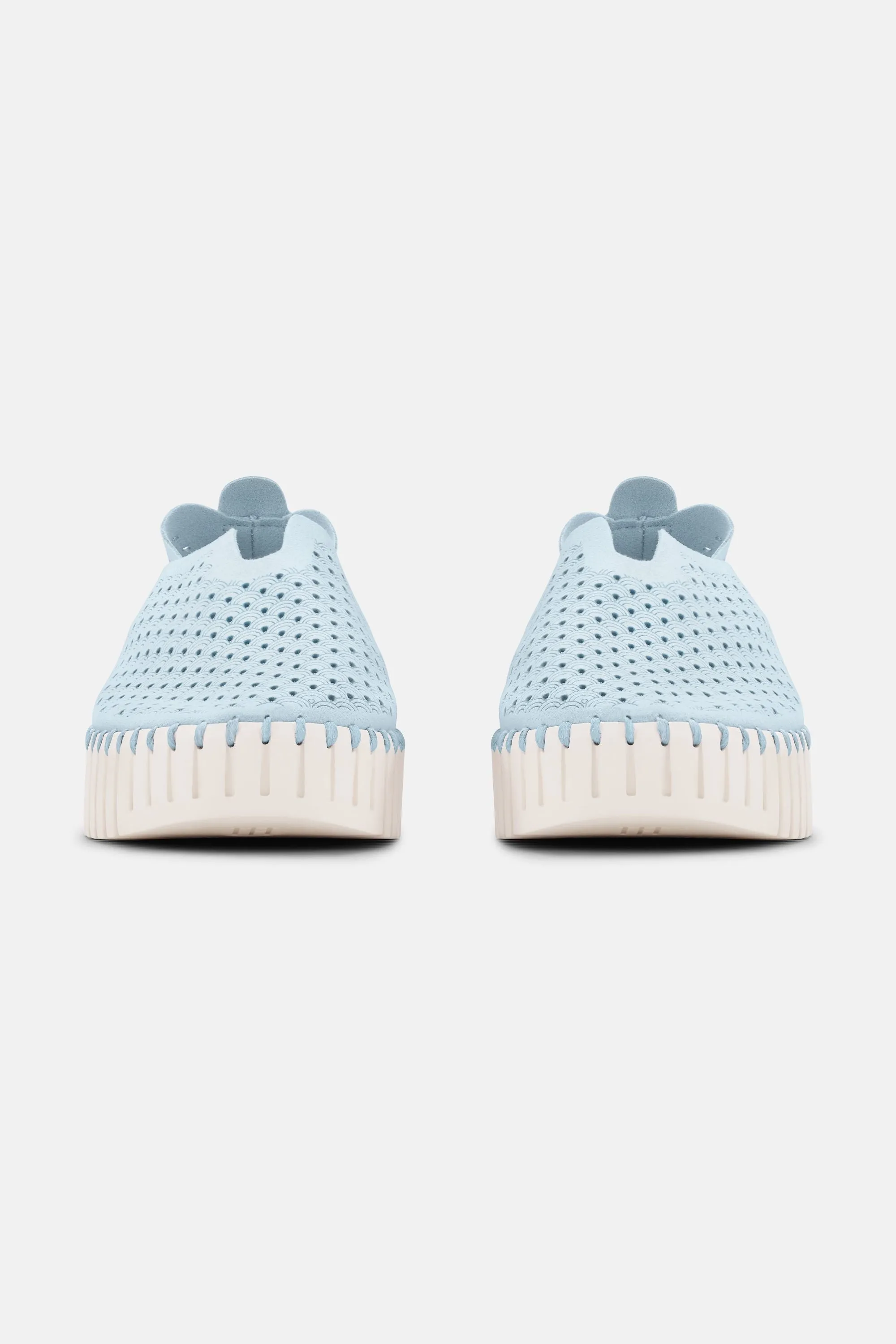 Platform Tulip Slipper - Ash Blue