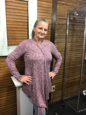 Purple Cardigan