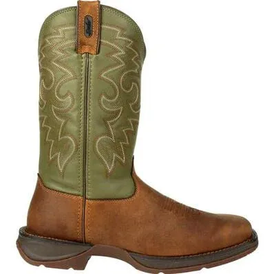 REBEL™ BY DURANGO® COFFEE & CACTUS PULL-ON WESTERN BOOT | Db5416