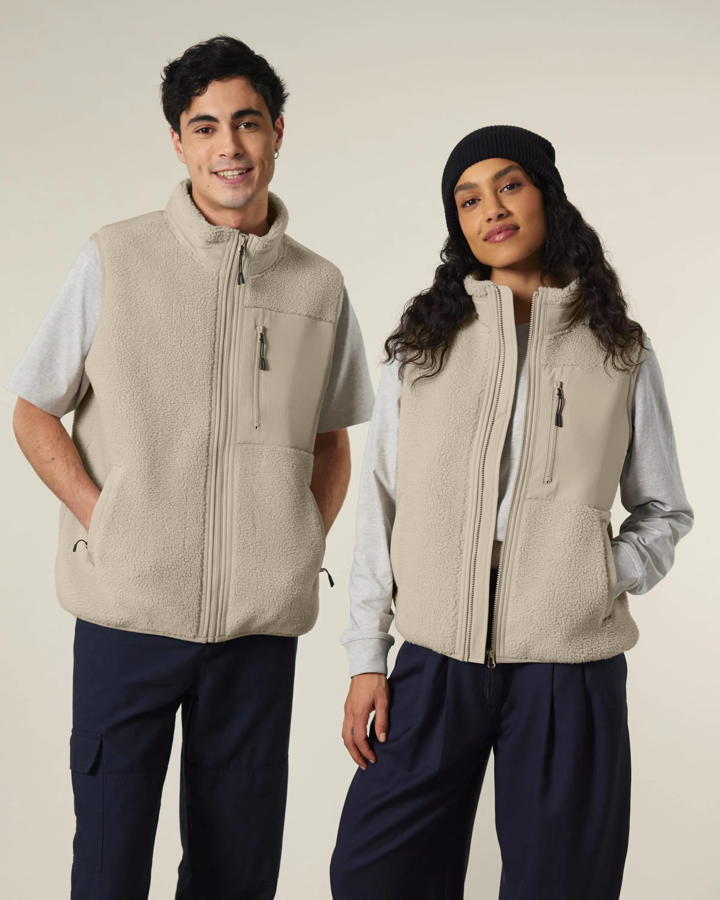 Recycled Sherpa Fleece Bodywarmer: Unisex