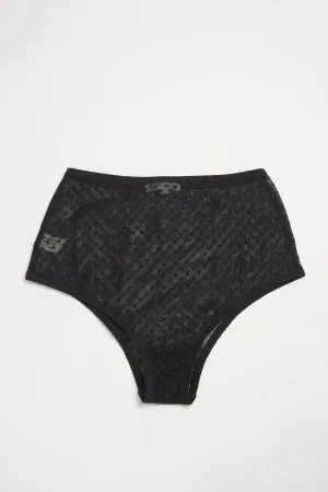 REISHI HIGH-WAISTED LACE KNICKERS