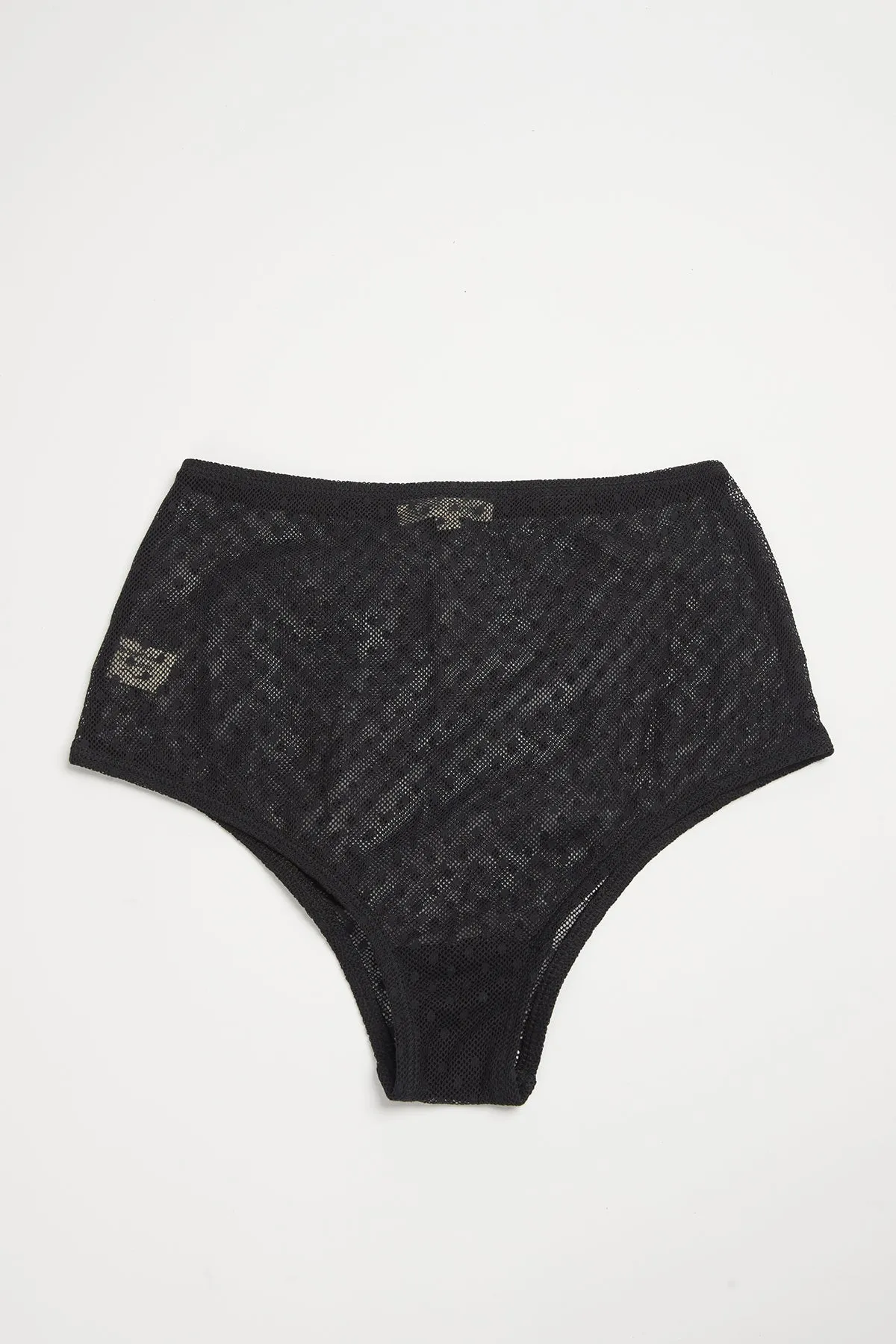 REISHI HIGH-WAISTED LACE KNICKERS