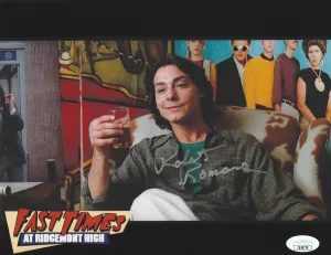 Robert Romanus signed Fast Times At Ridgemont High signed 8x10 JSA