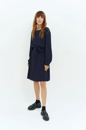 ROKHA - Robe marine droite