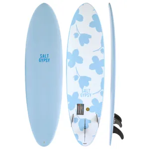 SALT GYPSY MID TIDE 6'4" BABY BLUE EPOXY SOFT 37L FCSII