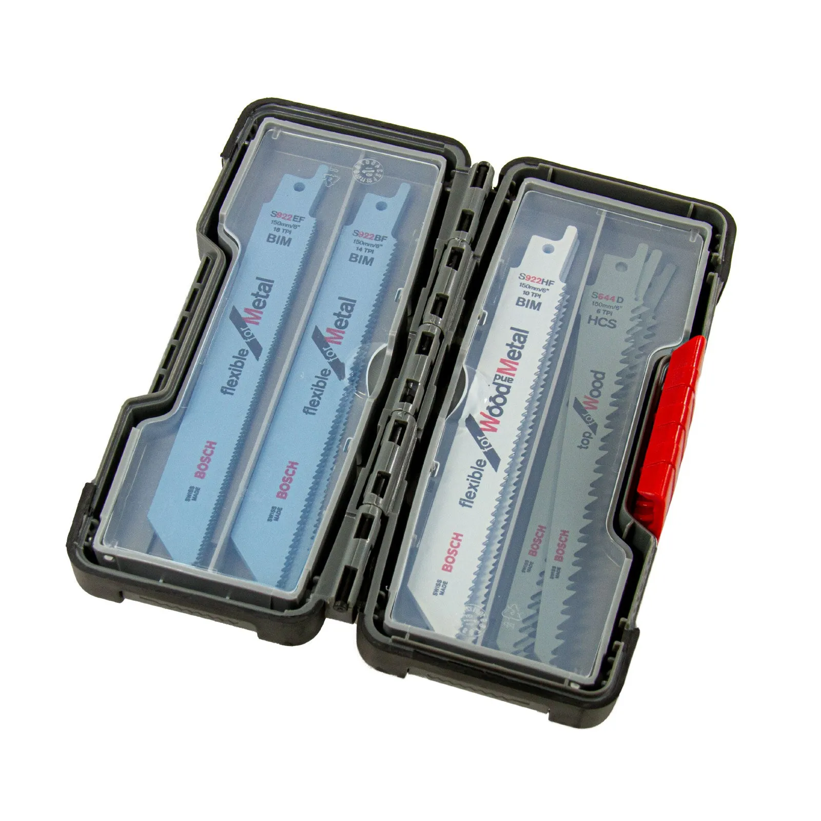 Säbelsägeblatt-Set 20-teilig, ToughBox, Holz, Metall