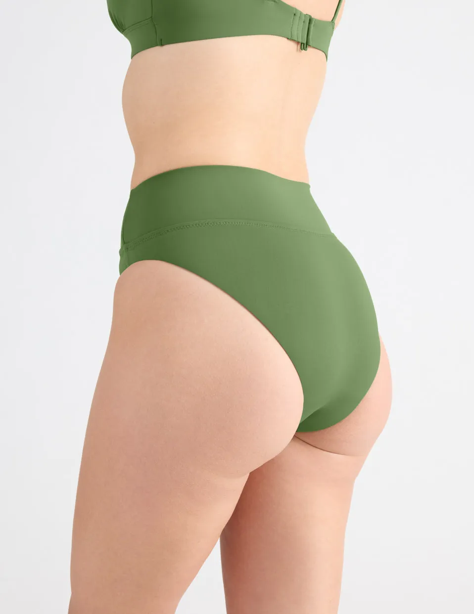 Sculpt High Rise High Cut Swim Bottom