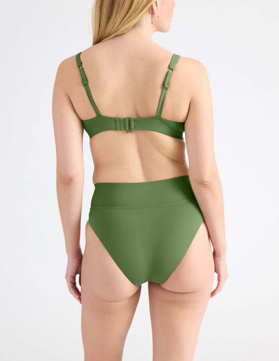 Sculpt High Rise High Cut Swim Bottom