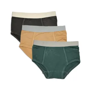 Silkberry Boys 3pack Bamboo Underwear Teal Mix