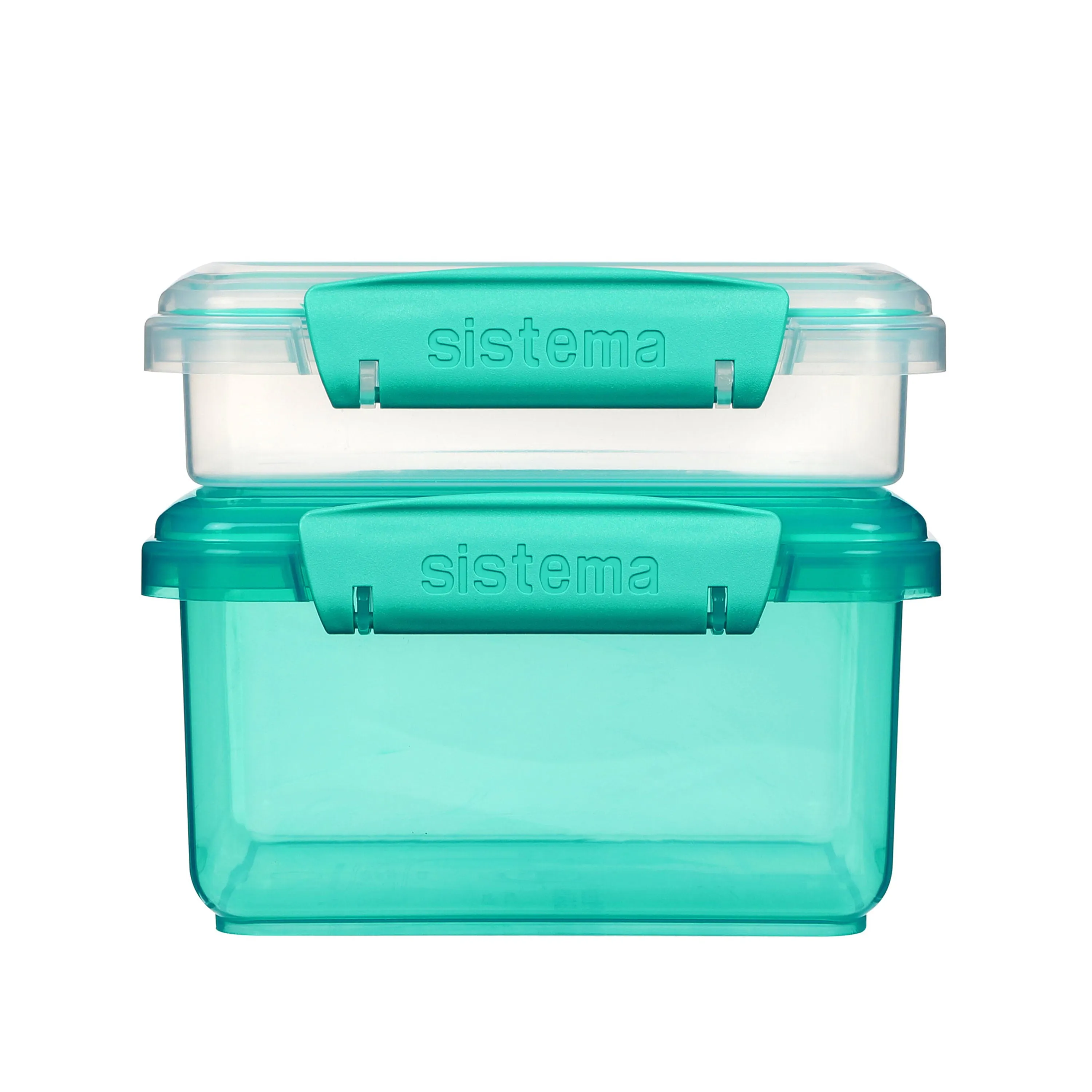 Sistema It Lunch Plus with Sandwich Plastic Food Storage Containers Set of 2