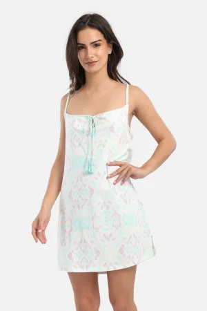 Sleeveless Cotton Nightgown