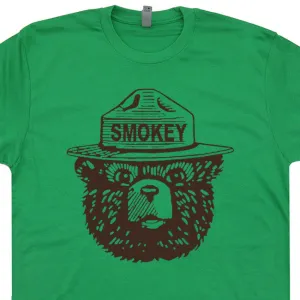 Smokey The Bear T Shirt Smokey The Bear Shirt Cool Camping Shirt Hiking Tee