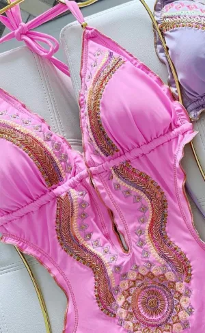 SOFT PINK TRIKINI
