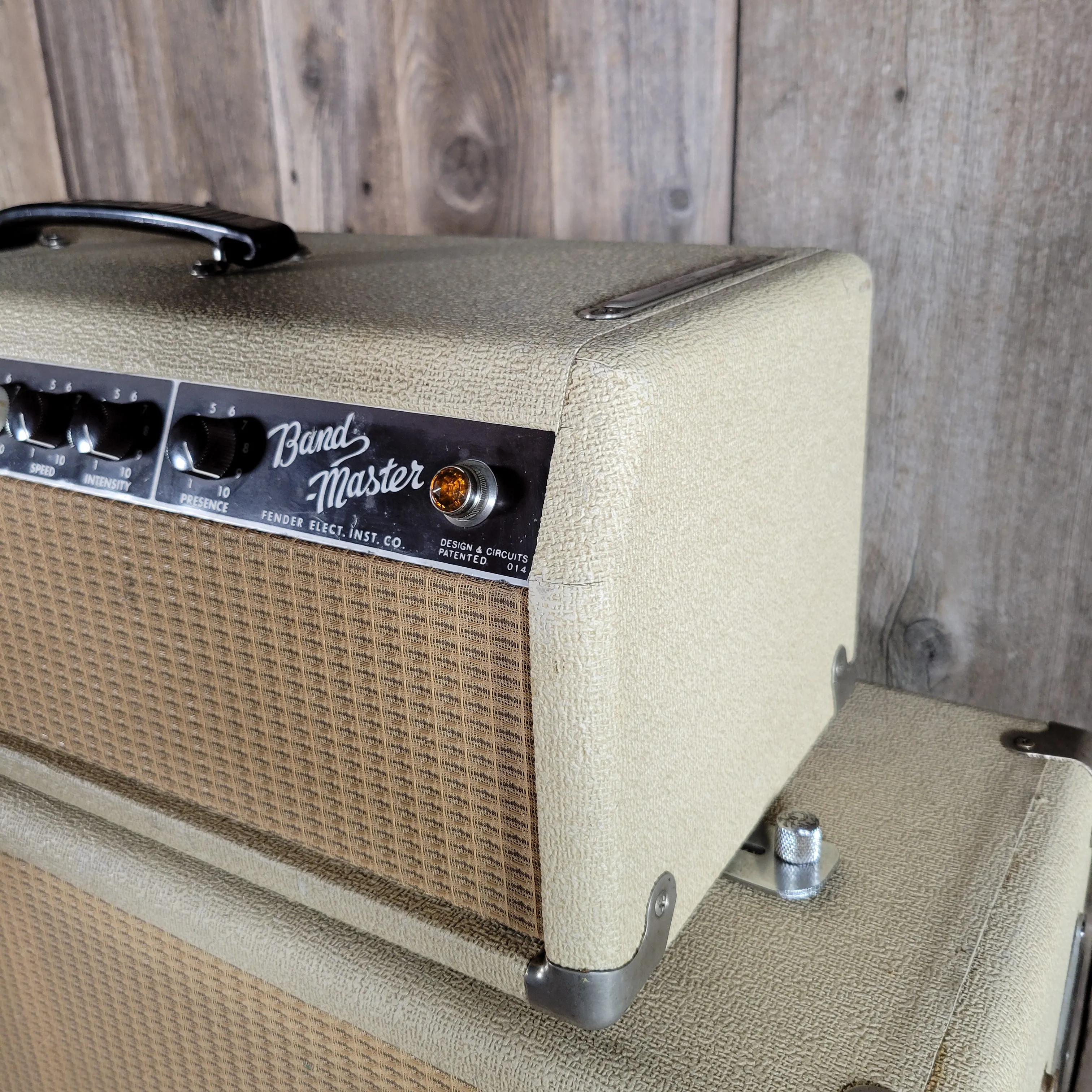 SOLD - Fender Bandmaster 6G7-A 1962 Blond Head and Cabinet