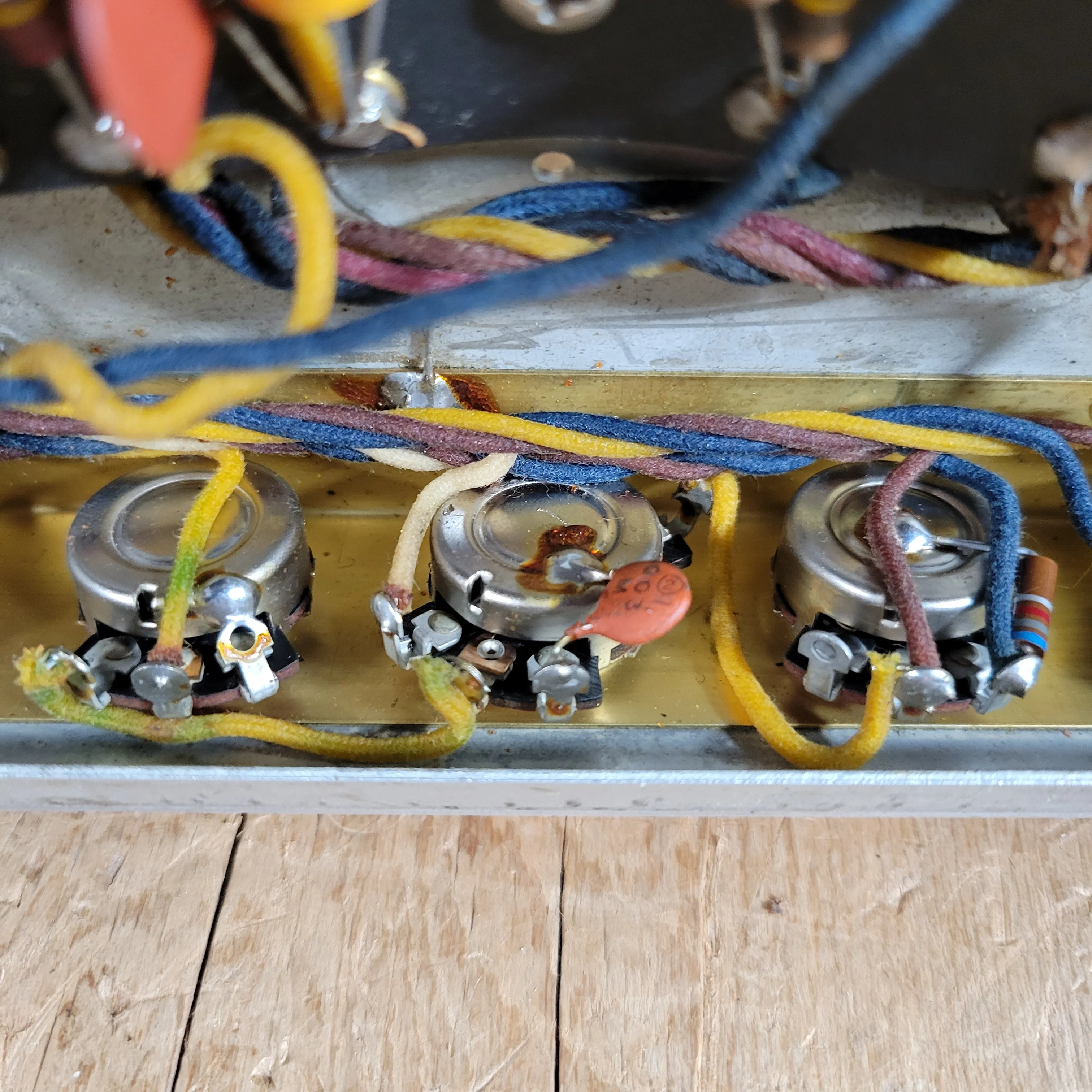 SOLD - Fender Bandmaster 6G7-A 1962 Blond Head and Cabinet