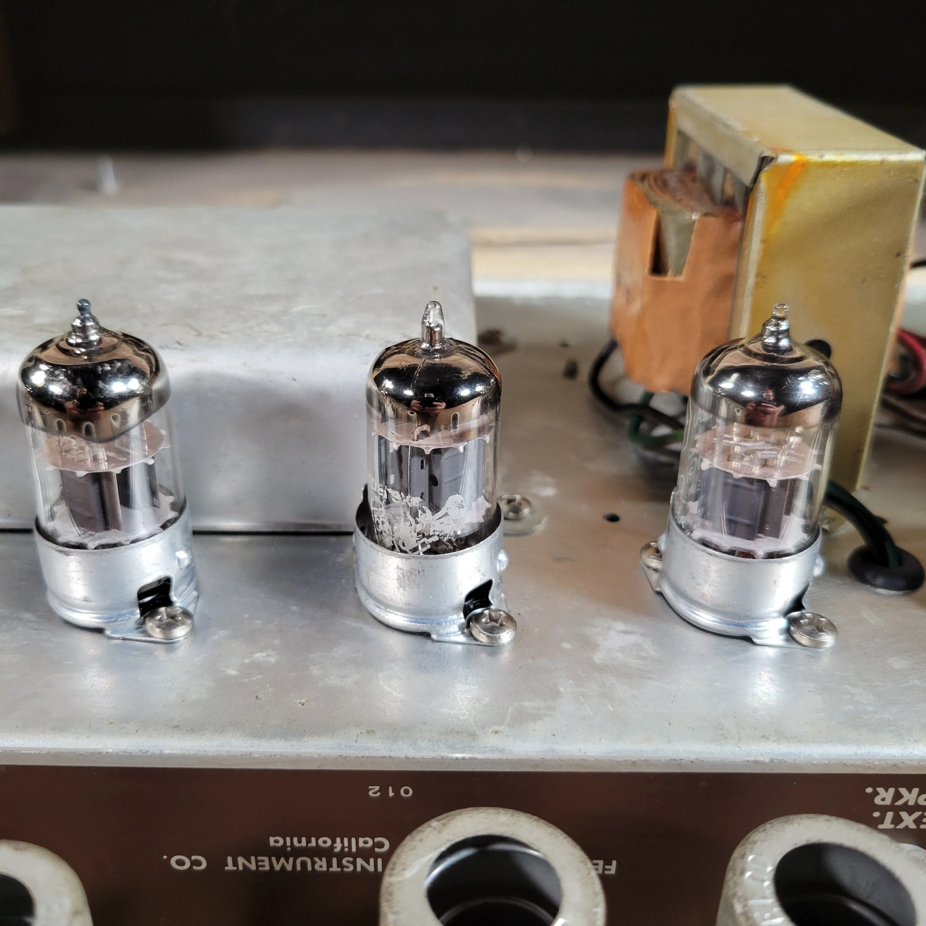 SOLD - Fender Bandmaster 6G7-A 1962 Blond Head and Cabinet