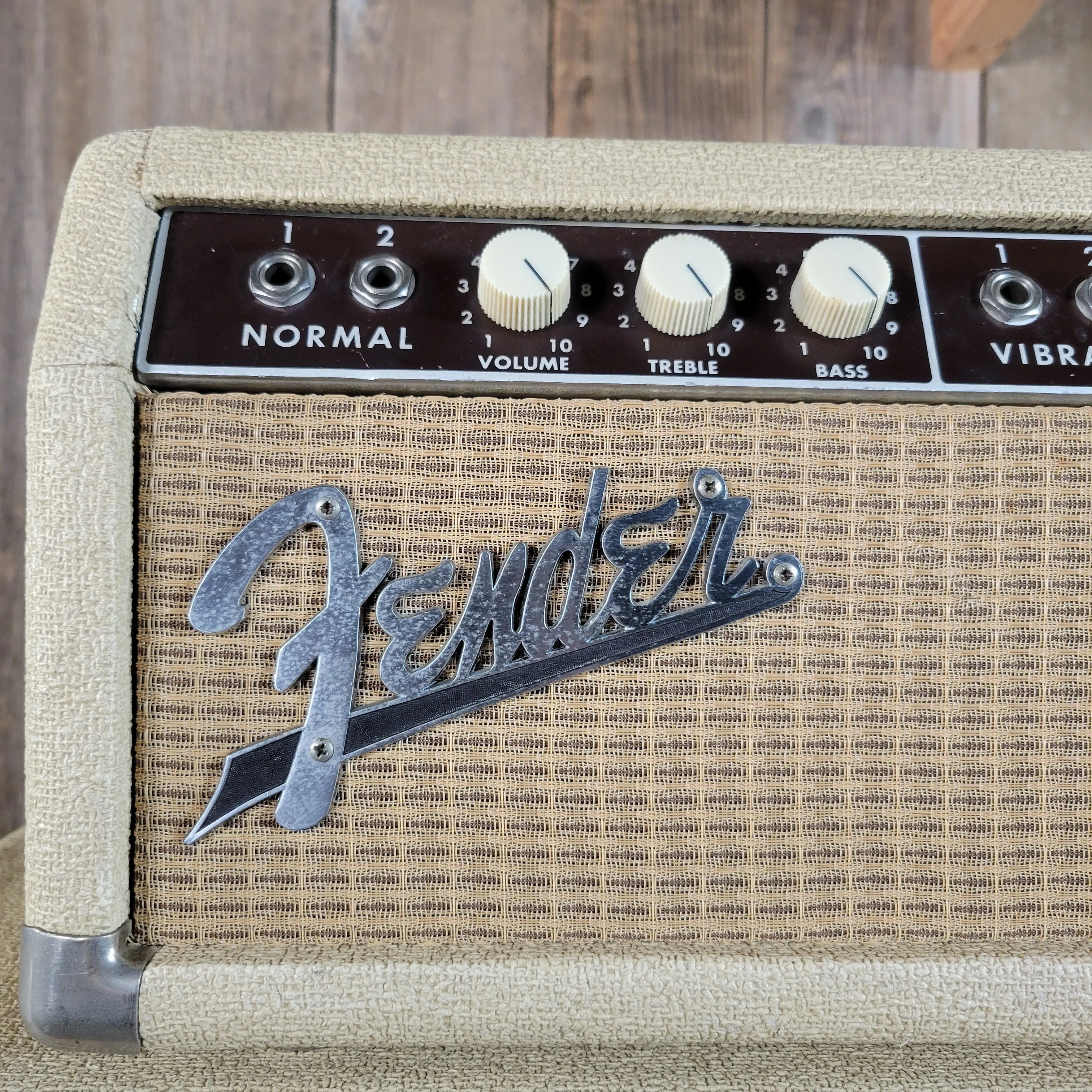 SOLD - Fender Bandmaster 6G7-A 1962 Blond Head and Cabinet
