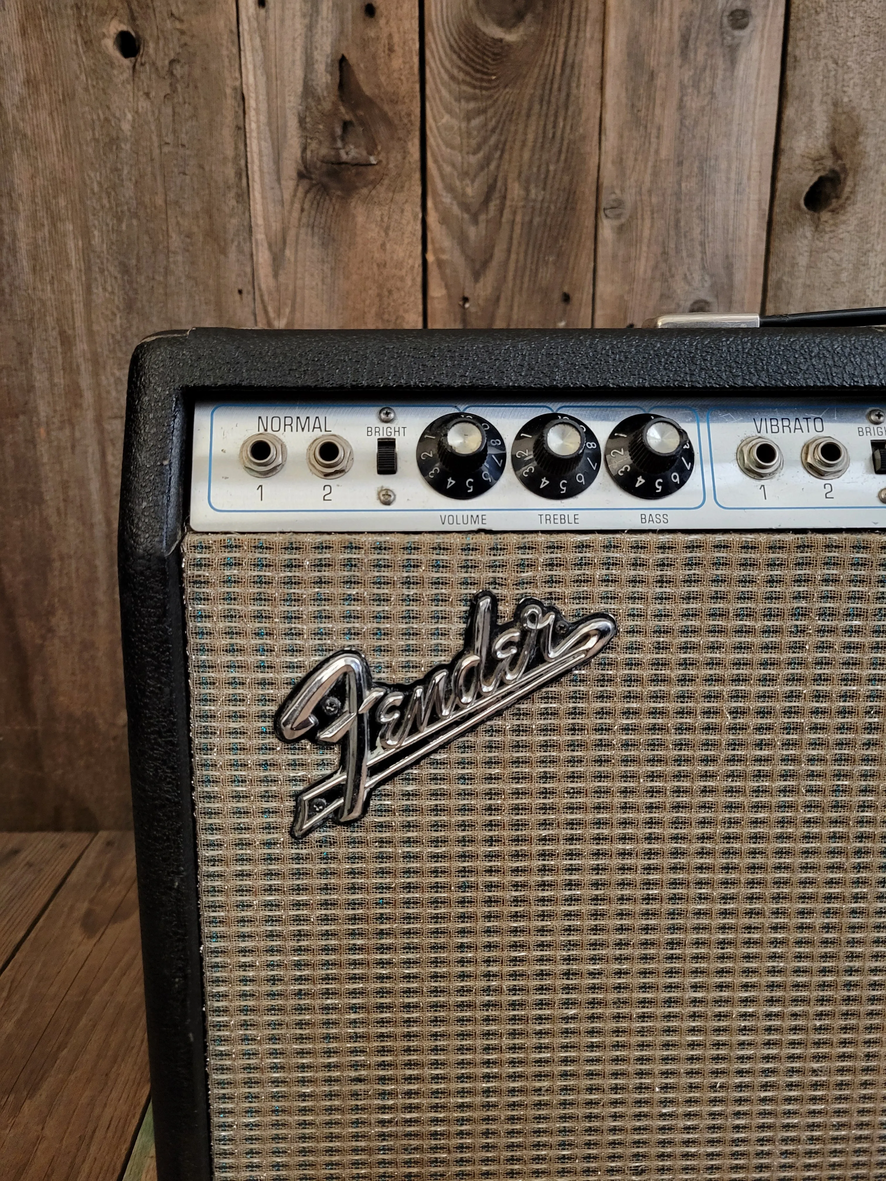 SOLD - Fender Vibrolux Reverb 1970 Vintage Tuber Guitar Amp