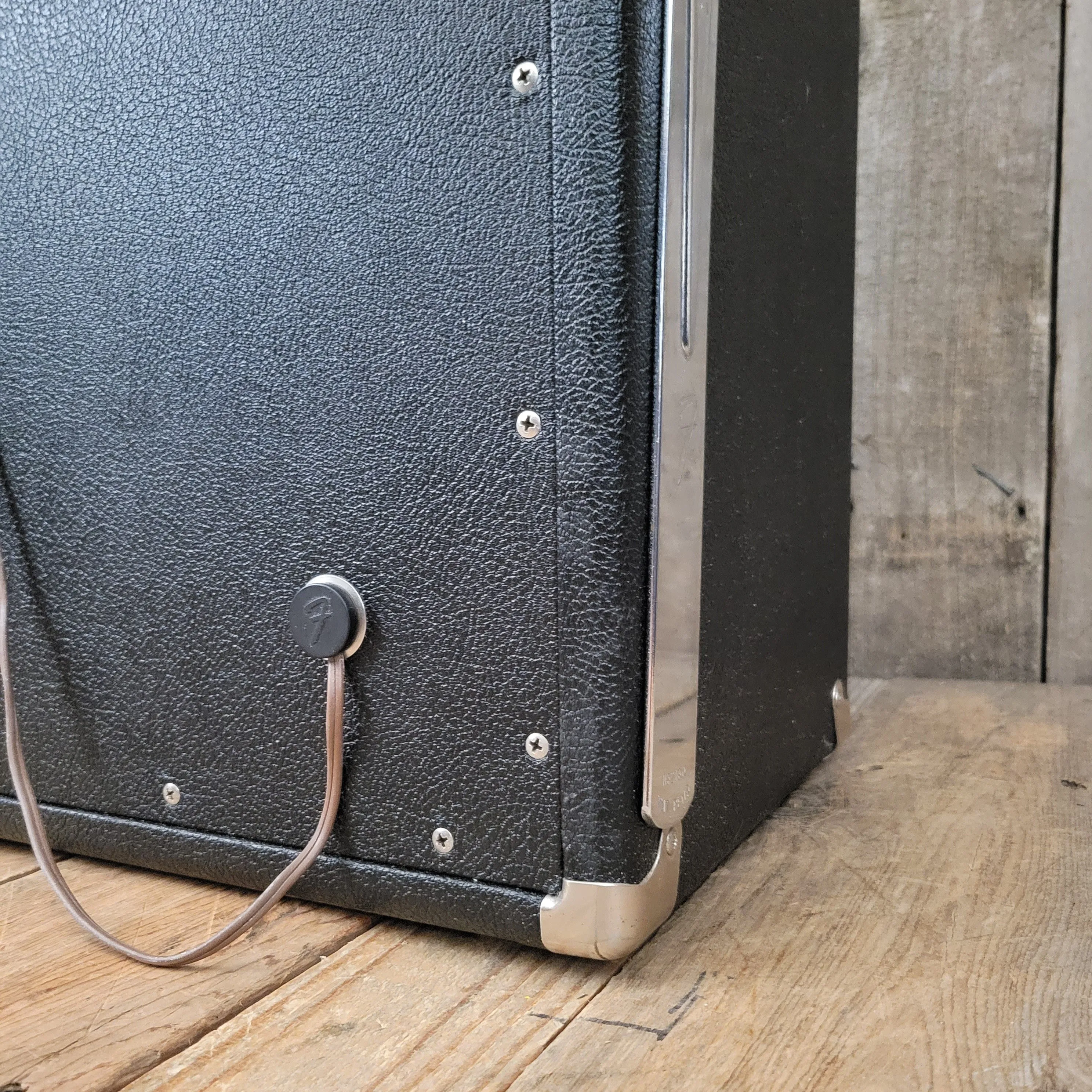 SOLD - Fender Vintage 1966 Black Panel Bandmaster AB763 40 Watt 2 Channel Head and 2x12 Cabinet