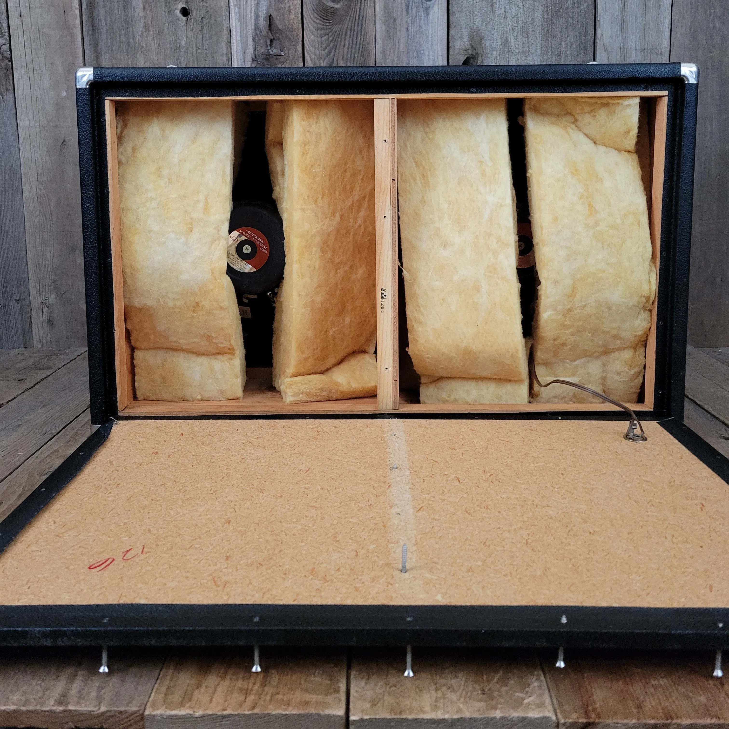 SOLD - Fender Vintage 1966 Black Panel Bandmaster AB763 40 Watt 2 Channel Head and 2x12 Cabinet