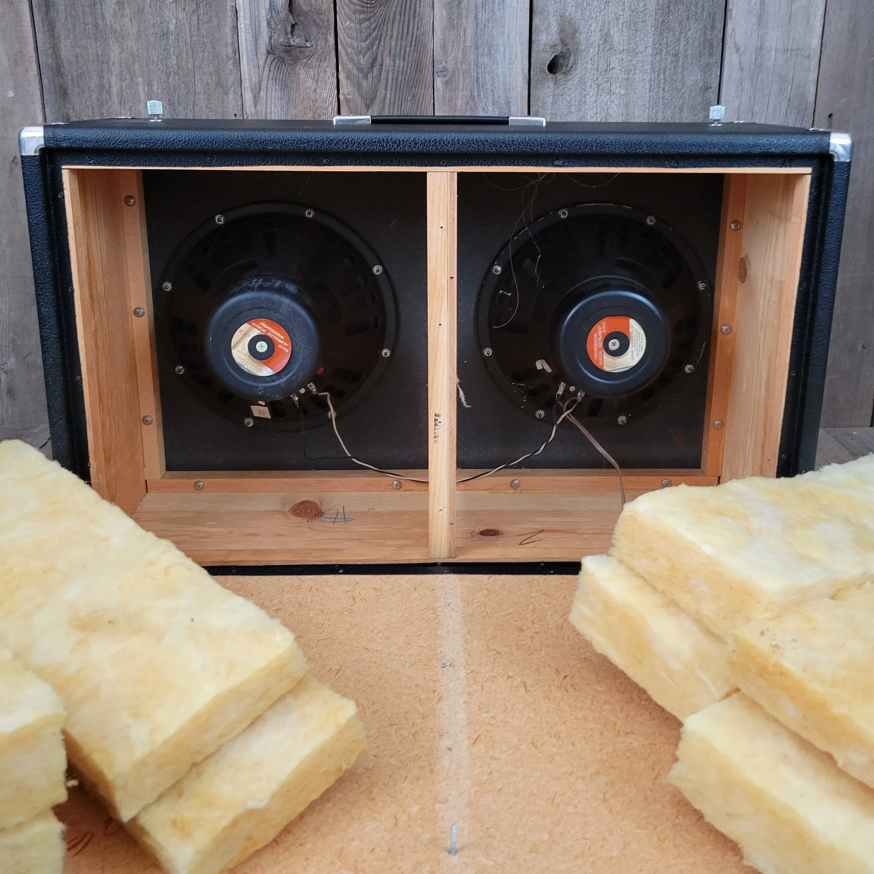 SOLD - Fender Vintage 1966 Black Panel Bandmaster AB763 40 Watt 2 Channel Head and 2x12 Cabinet