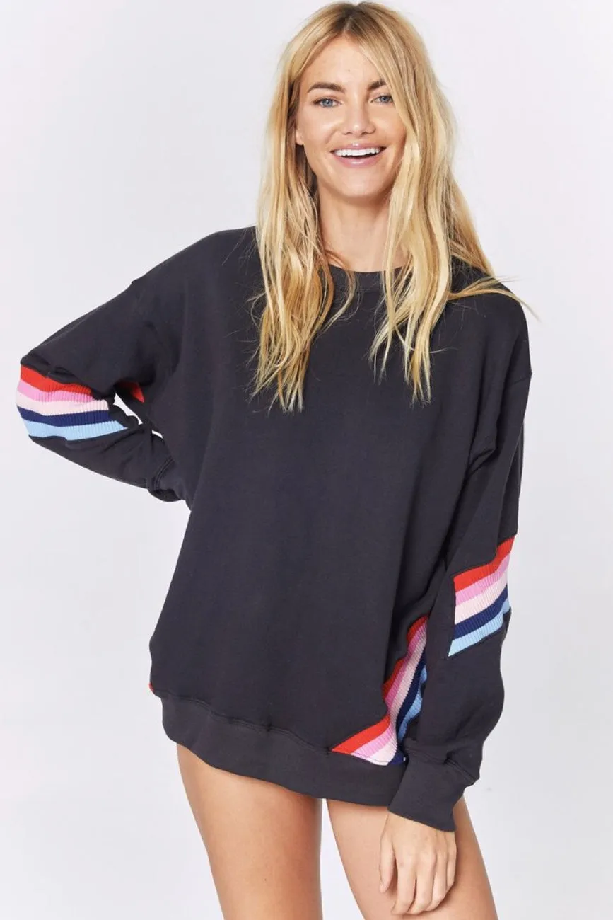 Spiritual Gangster Stripe Sweatshirt