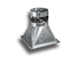 Square To Round (Flexible Transition)-Galvanized Steel