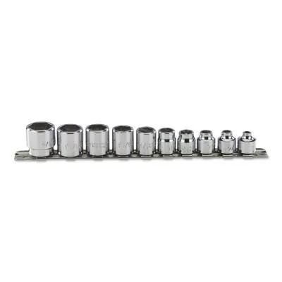 Stanley?? Products 10 Piece Super Short Socket Sets, 3/8 in, 6 Point, 52123