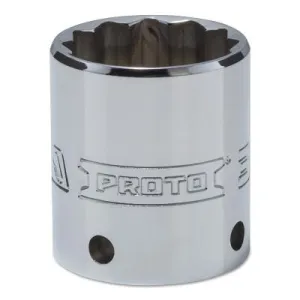 Stanley?? Products Tether-Ready Drive Deep Sockets, 1/2 in Drive, 30 mm, 1 25/32 in L, 12 Points, 5430M-TT
