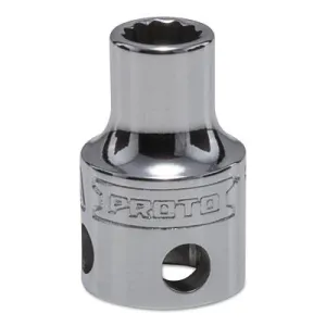Stanley?? Products Tether-Ready Drive Deep Sockets, 3/8 in Drive, 7 mm, 1 3/32 in L, 12 Points, 5207M-TT