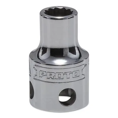 Stanley?? Products Tether-Ready Drive Deep Sockets, 3/8 in Drive, 7 mm, 1 3/32 in L, 12 Points, 5207M-TT