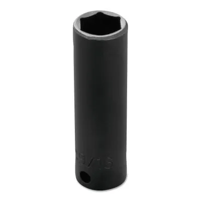 Stanley® Products Torqueplus Deep Impact Sockets , 1 in Drive, 2 7/16 in Opening, 6 Points, 10039L