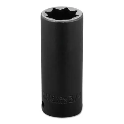 Stanley® Products Torqueplus Deep Impact Sockets 1/2 in, 1/2 in Drive, 13/16 in, 8 Points, 7326S