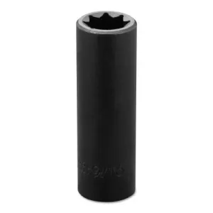 Stanley?? Products Torqueplus Deep Impact Sockets 1/2 in, 1/2 in Drive, 9/16 in, 8 Points, 7318S
