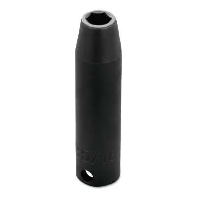Stanley?? Products Torqueplus Deep Impact Sockets , 3/8 in Drive, 5/16 in Opening, 6 Points, 7710H