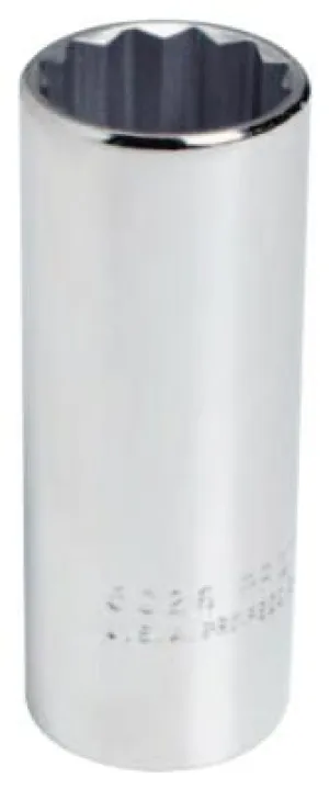 Stanley® Products Torqueplus Deep Sockets 3/8 in, 3/8 in Drive, 7/16 in, 12 Points, 5014