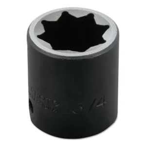 Stanley?? Products Torqueplus Impact Sockets, 1/2 in Drive, 3/4 in Opening, 8 Points, 7424S