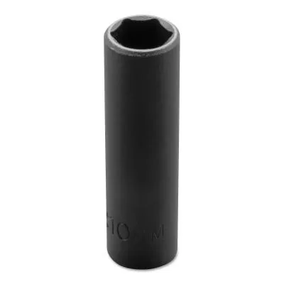 Stanley® Products Torqueplus Metric Deep Impact Sockets 1/4 in, 1/4 in Drive, 10 mm, 6 Points, 6510MH