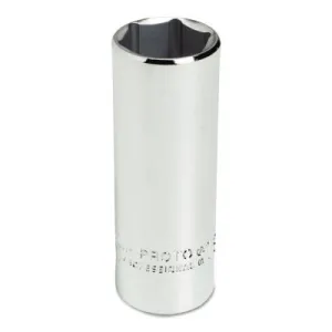 Stanley?? Products Torqueplus Metric Deep Sockets 3/8 in, 3/8 in Drive, 19 mm, 6 Points, 5019MH