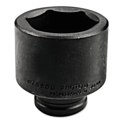 Stanley?? Products Torqueplus Metric Impact Sockets 3/4 in, 3/4 in Drive, 43 mm, 6 Points, 07543M