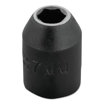 Stanley® Products Torqueplus Metric Impact Sockets 3/8 in, 3/8 in Drive, 7 mm, 6 Points, 7207M