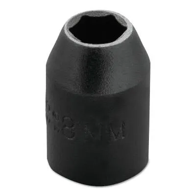 Stanley® Products Torqueplus Metric Impact Sockets 3/8 in, 3/8 in Drive, 8 mm, 6 Points, 7208M