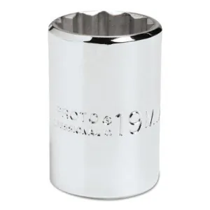 Stanley® Products Torqueplus Metric Sockets 1/2 in, 1/2 in Drive, 14 mm, 12 Points, 5414M