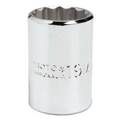 Stanley?? Products Torqueplus Metric Sockets 1/2 in, 1/2 in Drive, 21 mm, 12 Points, 5421M