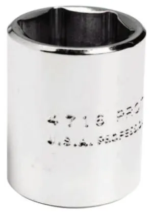 Stanley® Products Torqueplus Sockets 1/4 in, 1/4 in Drive, 5/16 in, 12 Points, 4710T